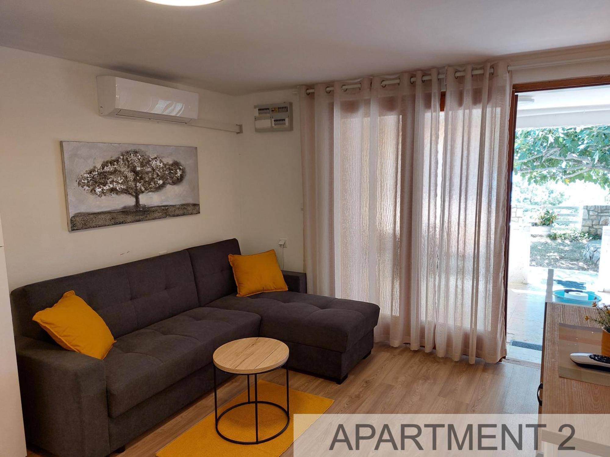 Apartmani Denis Stara Baška Kültér fotó