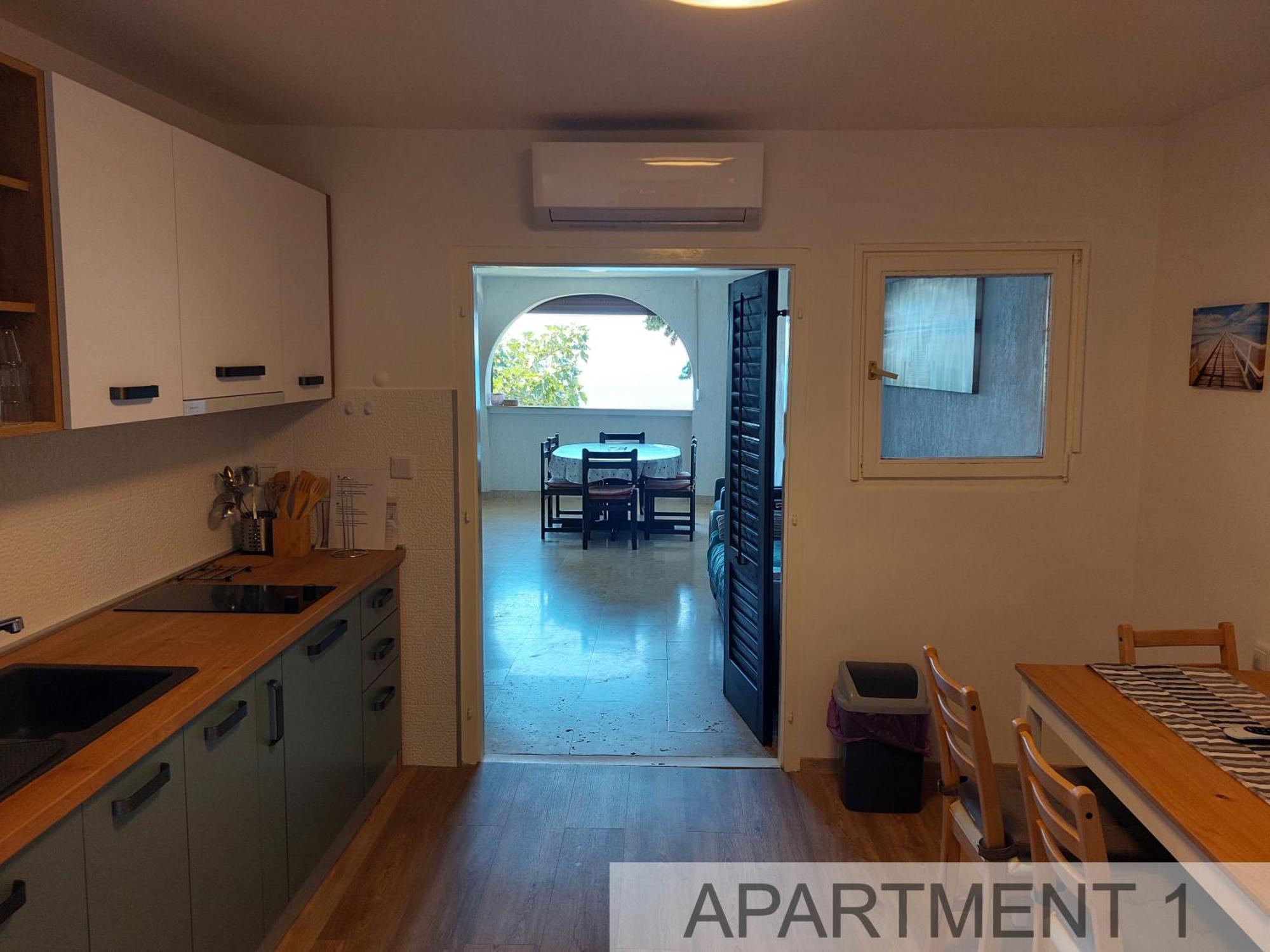 Apartmani Denis Stara Baška Kültér fotó